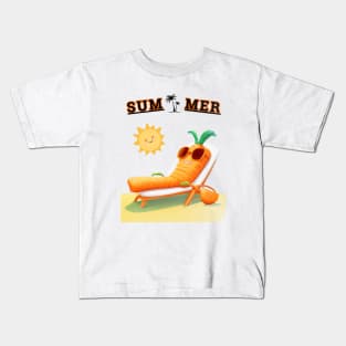 Summer Carrot Kids T-Shirt